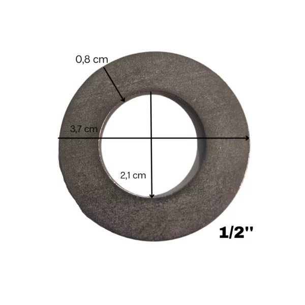 Arruela de Inox 304 - 1/2" - Imagem 2