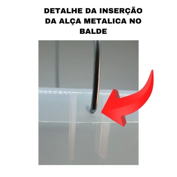 Balde Graduado 12 L C/ Alça E Bico Vertedor - Imagem 3